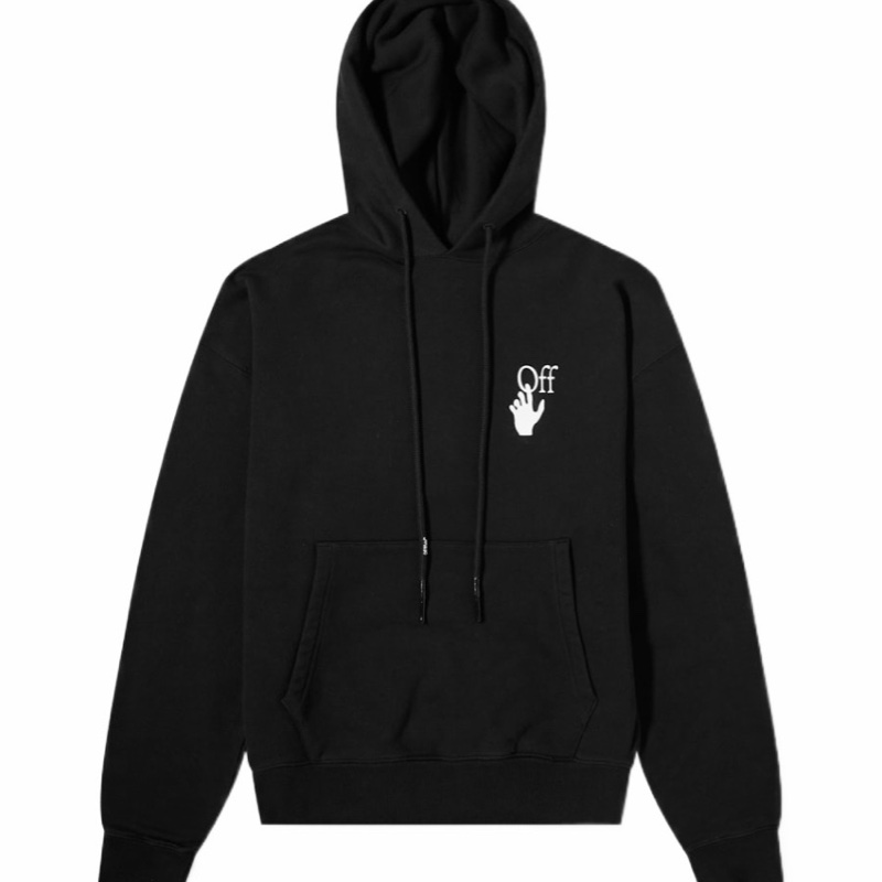 Off-White 男士 Caravaggio 圖畫印花連帽衛衣S M L XL碼-0