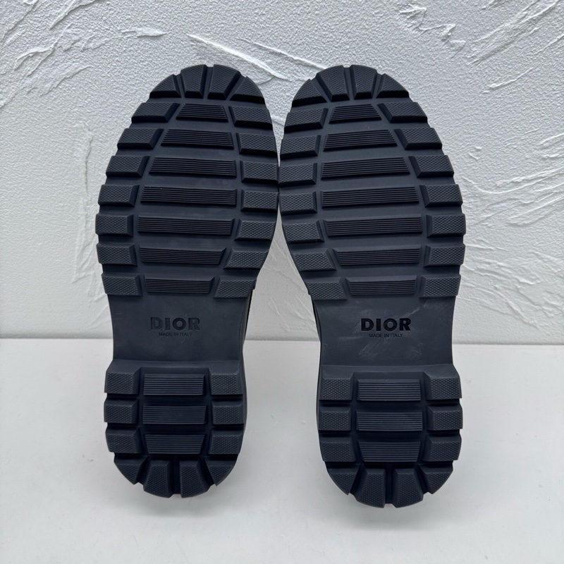 全新閒置Dior迪奧explorer loafer探險者黑色牛皮拼老花休閒皮鞋，尺碼40碼-8