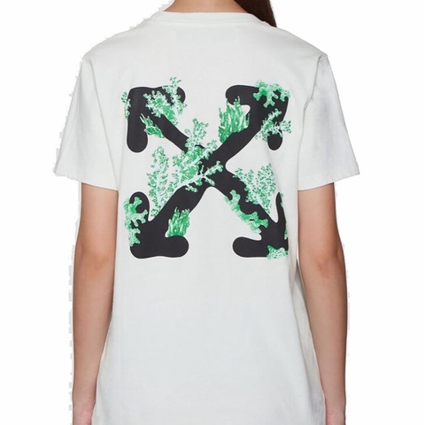 Off-White 女士 logo印花T恤XS S M碼