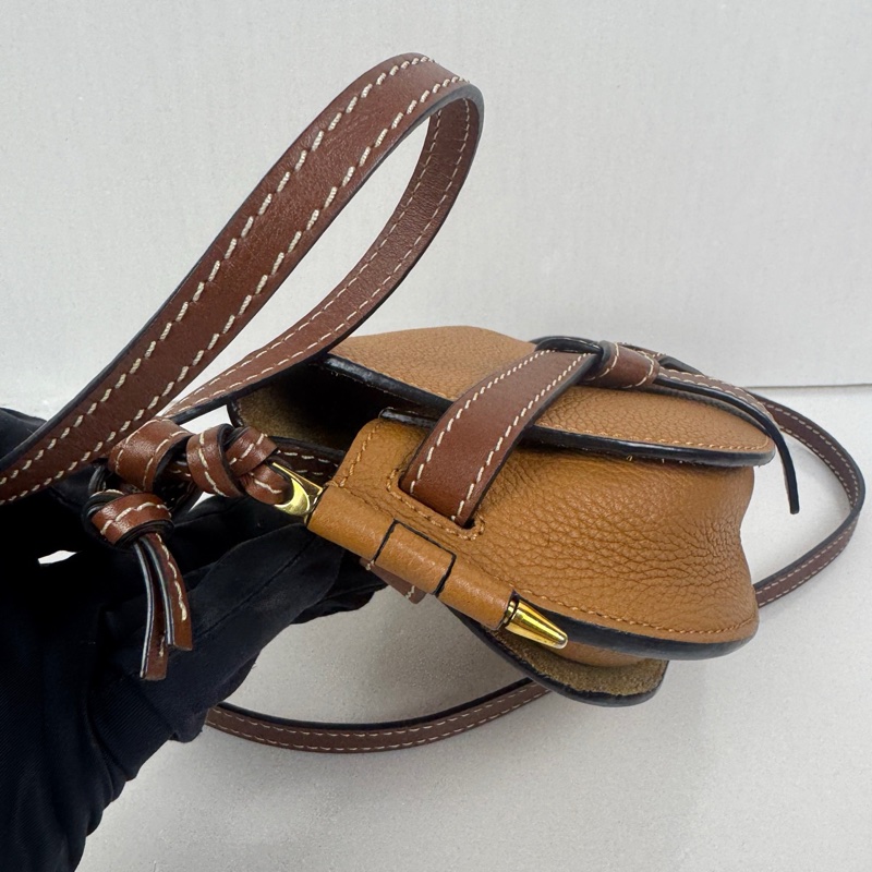 羅意威/Loewe 棕色 mini gate mdg-3