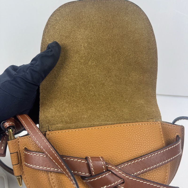 羅意威/Loewe 棕色 mini gate mdg-6