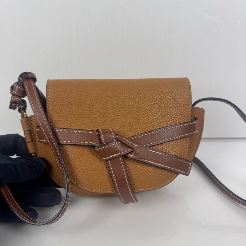 羅意威/Loewe 棕色 mini gate mdg-9