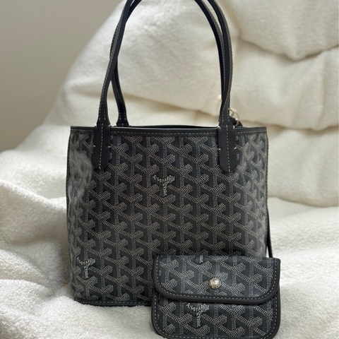 (日本購證🇯🇵）Goyard Anjou Mini Tote 灰色迷你托特