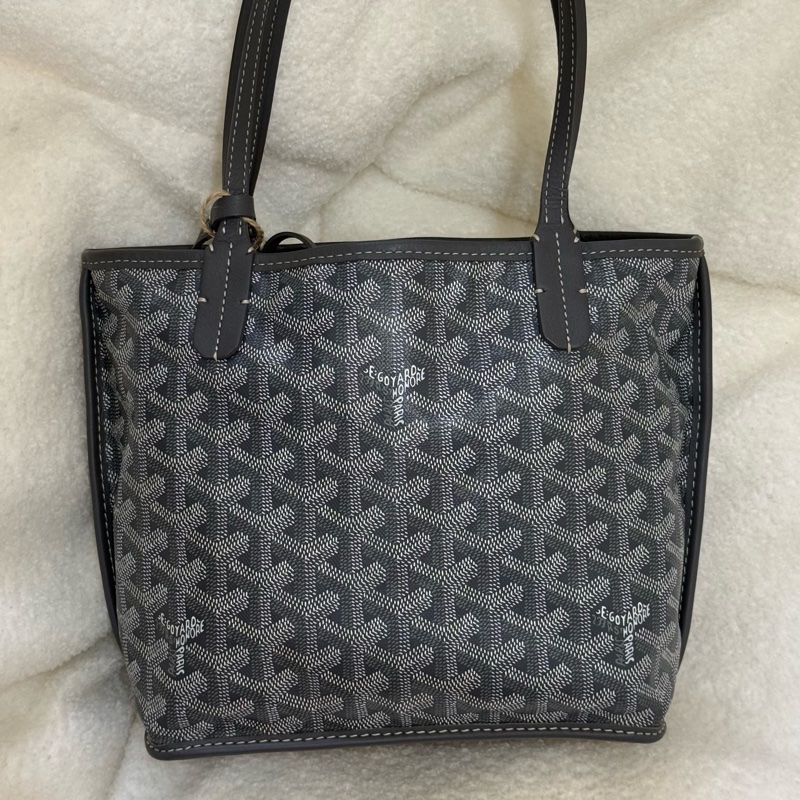 (日本購證🇯🇵)Goyard Anjou Mini Tote 灰色迷你托特-2