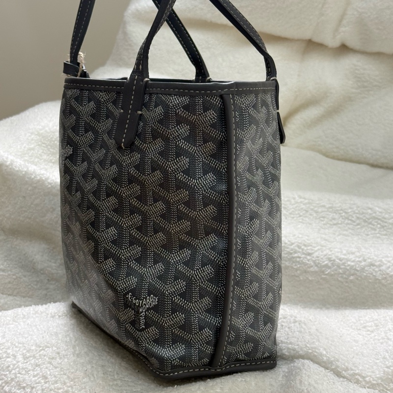 (日本購證🇯🇵)Goyard Anjou Mini Tote 灰色迷你托特-3