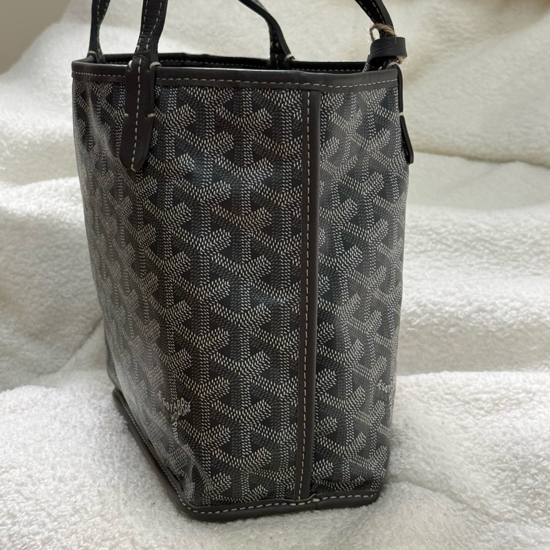 (日本購證🇯🇵)Goyard Anjou Mini Tote 灰色迷你托特-4