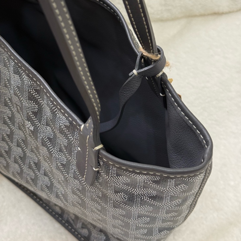 (日本購證🇯🇵)Goyard Anjou Mini Tote 灰色迷你托特-11