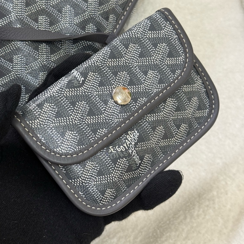 (日本購證🇯🇵)Goyard Anjou Mini Tote 灰色迷你托特-17