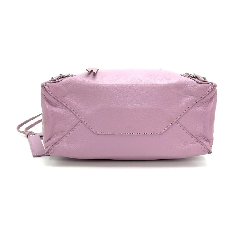 BALENCIAGA LECITYmini 手提肩背斜背機車包 22*17*9 9新 配件塵袋鏡子-5