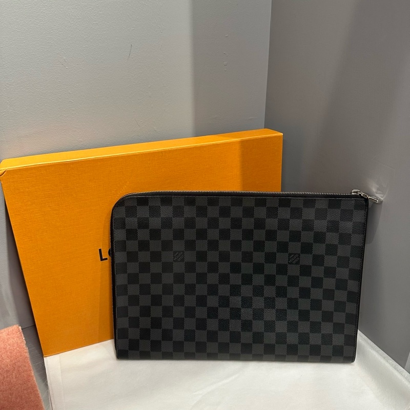 近全新🌟Louis Vuitton LV Portfolio 大手拿包 |Classic Trend CT精品|台北東區實體-0