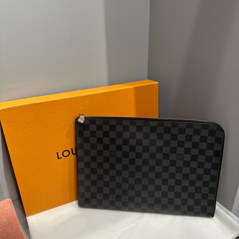 近全新🌟Louis Vuitton LV Portfolio 大手拿包 |Classic Trend CT精品|台北東區實體-1