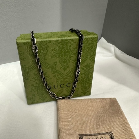 近新品全配件🌟Gucci Interlock GG 項鍊｜Classic Trend CT精品｜台北東區實體