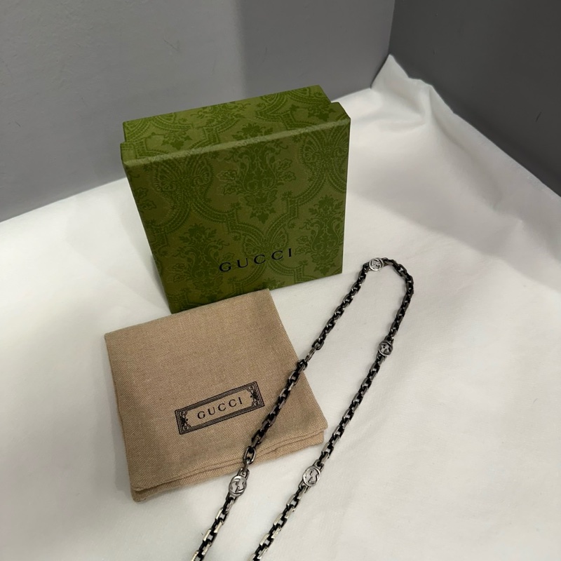 近新品全配件🌟Gucci Interlock GG 項鍊|Classic Trend CT精品|台北東區實體-2