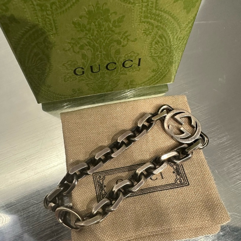 近新品全配🌟Gucci Interlock GG 手鍊|Classic Trend CT精品|台北東區實體-5