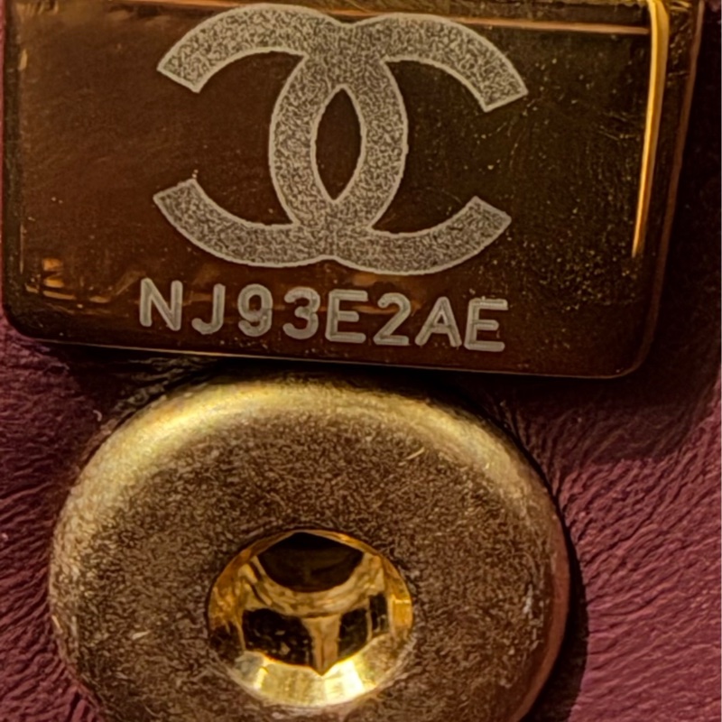 99新 Chanel 香奈兒 23A 黑金 菱格紋 斜挎包 芯片款 尺寸:20×21cm -8