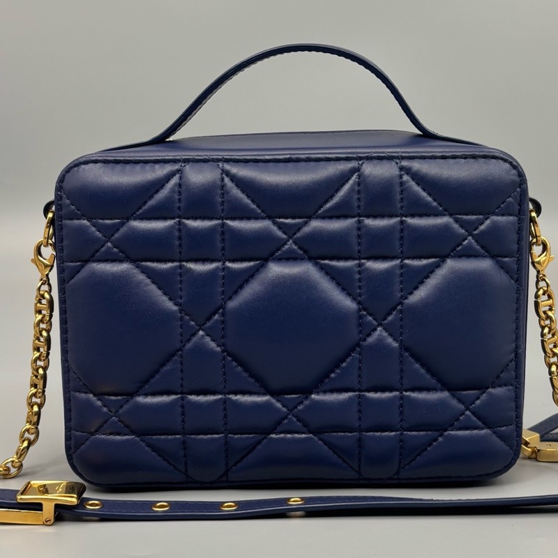Dior 迪奧 Caro黑金相機斜挎包 尺寸18*14-1