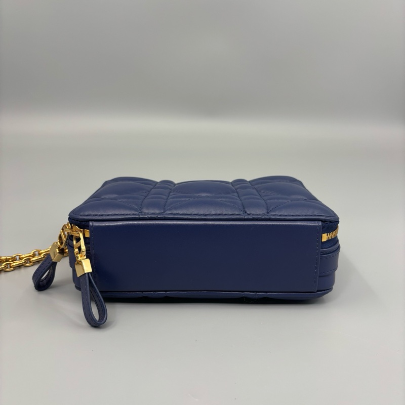 Dior 迪奧 Caro黑金相機斜挎包 尺寸18*14-2