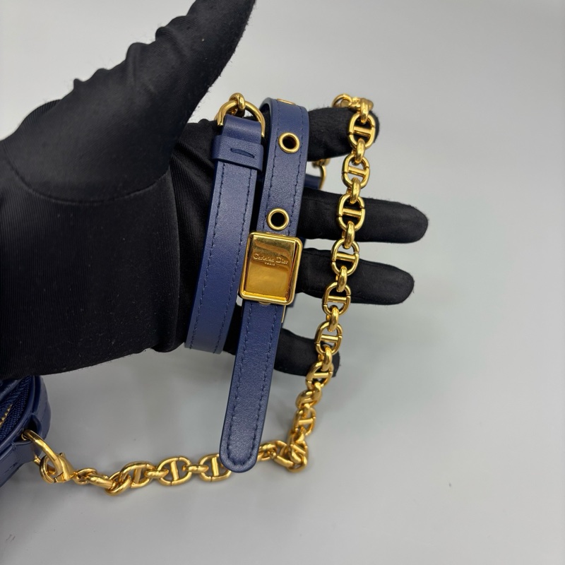 Dior 迪奧 Caro黑金相機斜挎包 尺寸18*14-7