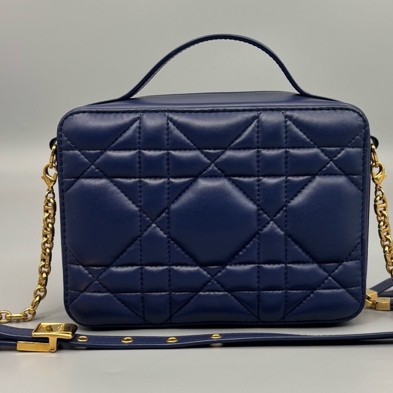 Dior 迪奧 Caro黑金相機斜挎包 尺寸18*14-9