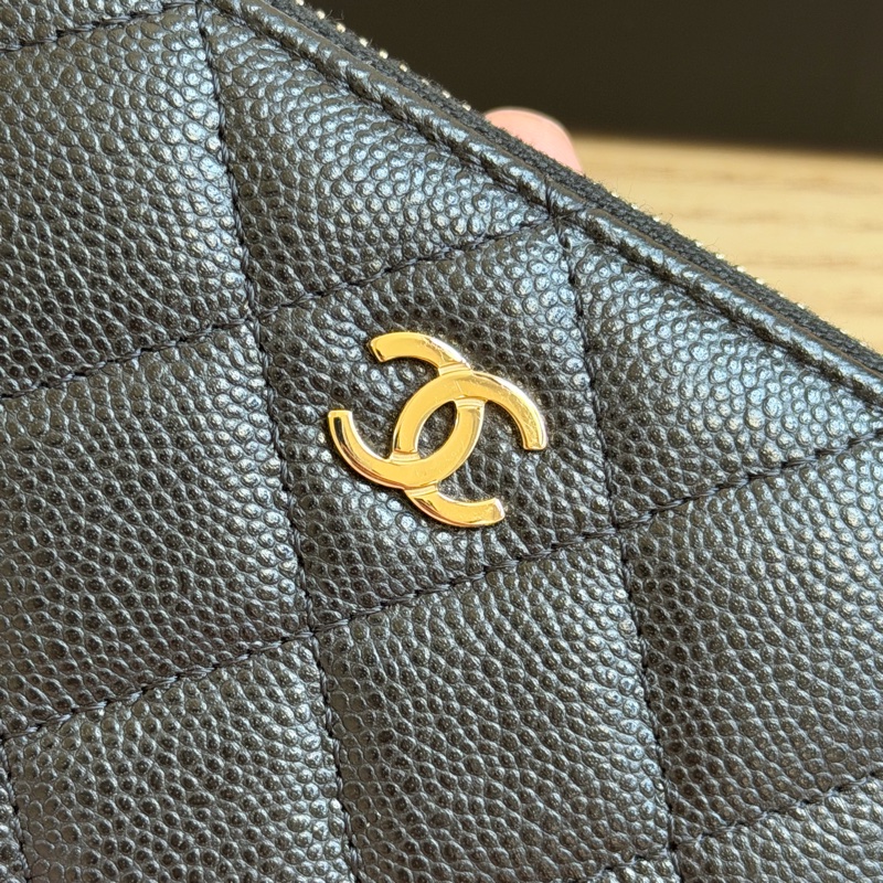 Chanel 大ㄇ拉鍊錢包/卡包 大ㄇ拉裡面有拉鍊-5