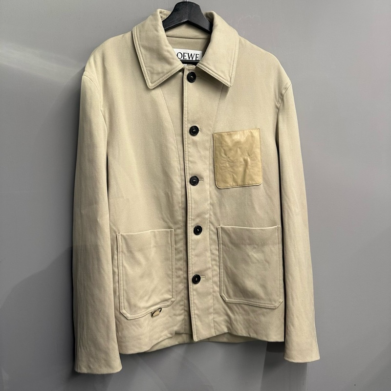 專櫃2折🌟Loewe 羊皮口袋工裝外套|Classic Trend CT精品|台北東區實體-0