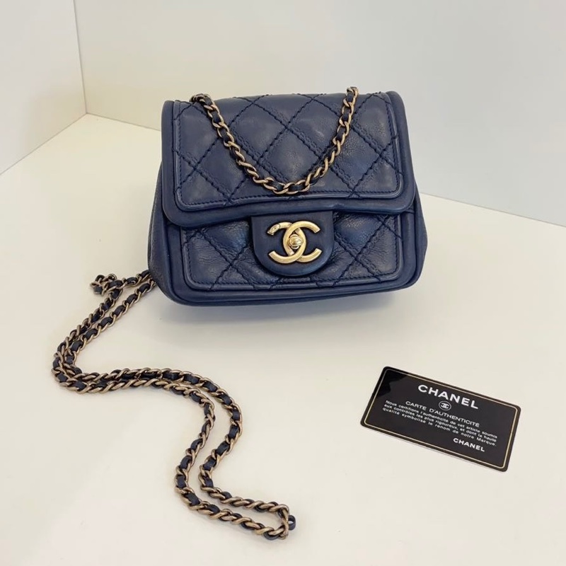 (極新🎁) Chanel 香奈兒 經典方胖 高級手工坊系列 斜背包-0