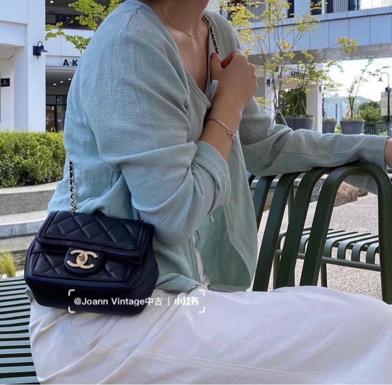 (極新🎁) Chanel 香奈兒 經典方胖 高級手工坊系列 斜背包-5