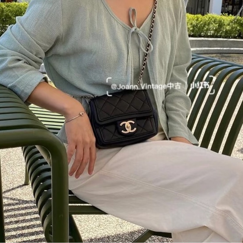 (極新🎁) Chanel 香奈兒 經典方胖 高級手工坊系列 斜背包-6