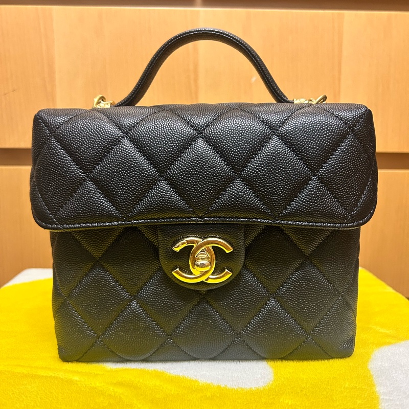 Chanel 盒子 魚子醬皮-0