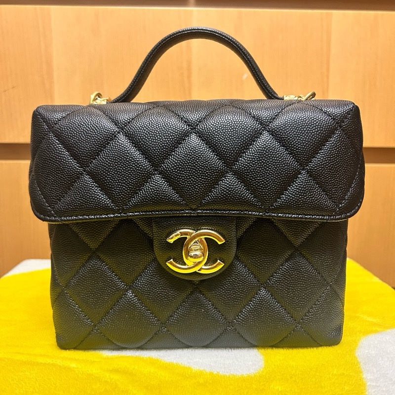 Chanel 盒子 魚子醬皮-1