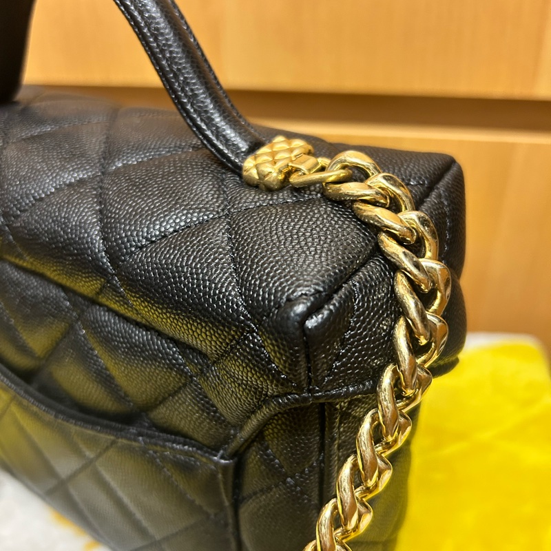 Chanel 盒子 魚子醬皮-15