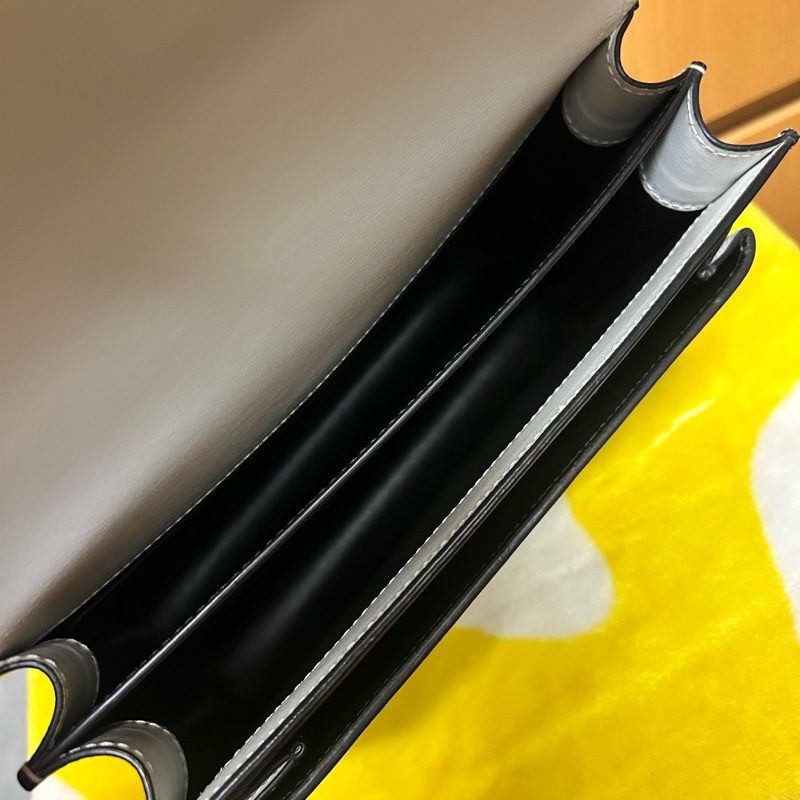 YSL Saint Laurent Sunset 中號翻蓋包 罕有黑白色-2
