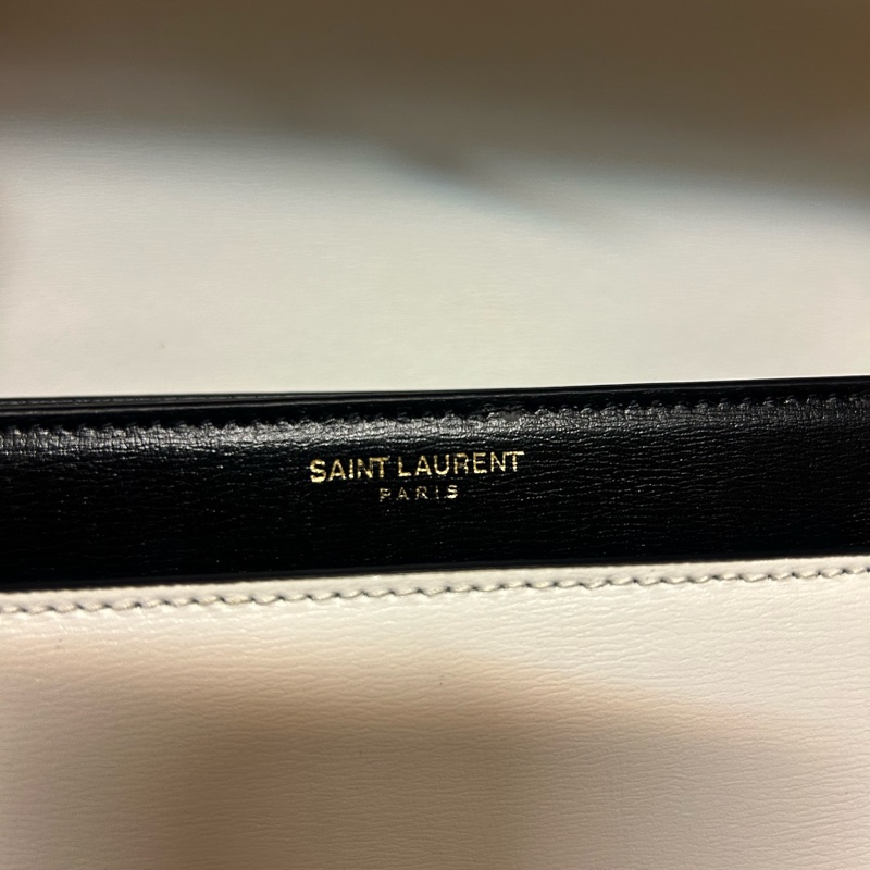 YSL Saint Laurent Sunset 中號翻蓋包 罕有黑白色-3