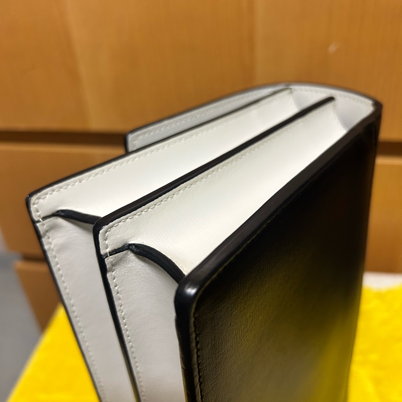 YSL Saint Laurent Sunset 中號翻蓋包 罕有黑白色-10
