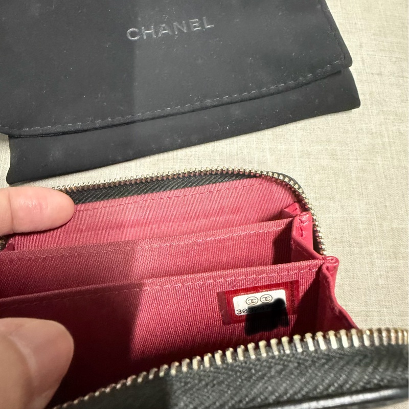 🌸Chanel 19 經典菱格黑金 卡片短夾🌸-3