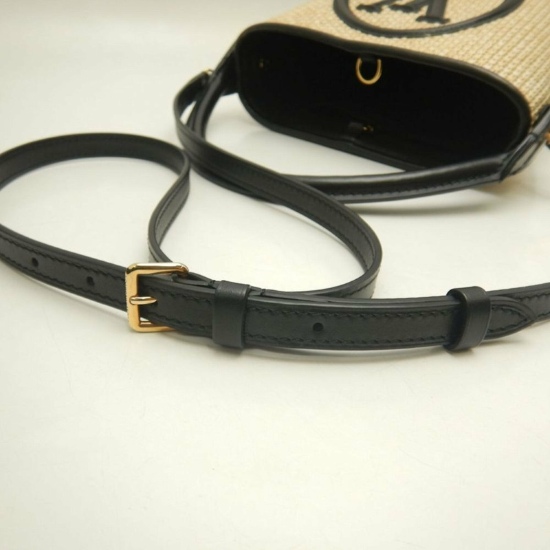 路易威登 (LOUIS VUITTON) 2022春夏都市系列 Petit Bucket M59961 手提包 米色/黑色 女款 253883-2