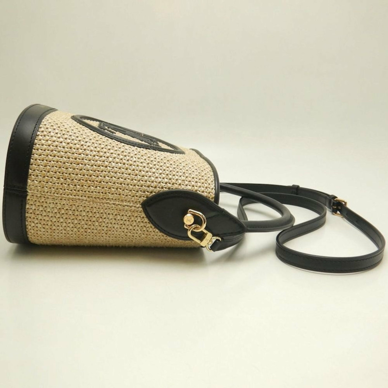路易威登 (LOUIS VUITTON) 2022春夏都市系列 Petit Bucket M59961 手提包 米色/黑色 女款 253883-5