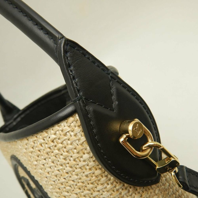 路易威登 (LOUIS VUITTON) 2022春夏都市系列 Petit Bucket M59961 手提包 米色/黑色 女款 253883-10