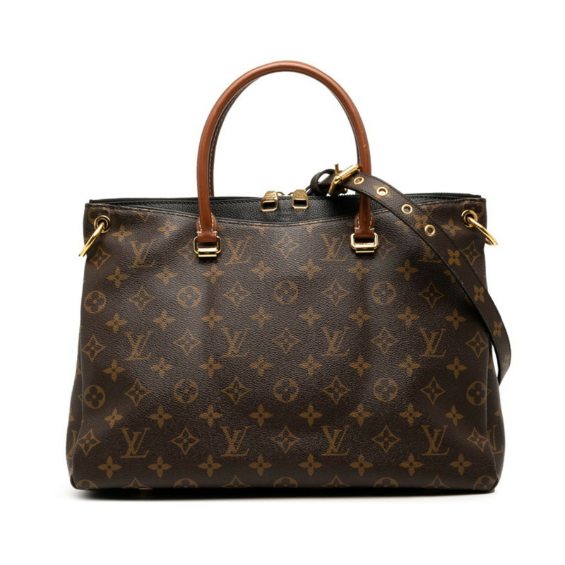 路易威登 Monogram Pallas 手提/單肩包,兩用款,M41064,棕色皮革,女士款,LOUIS VUITTON-0