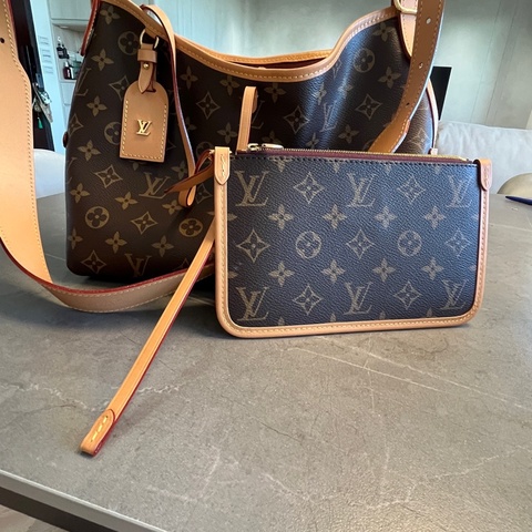 經典熱銷 LV carryall PM 晶片款 老花