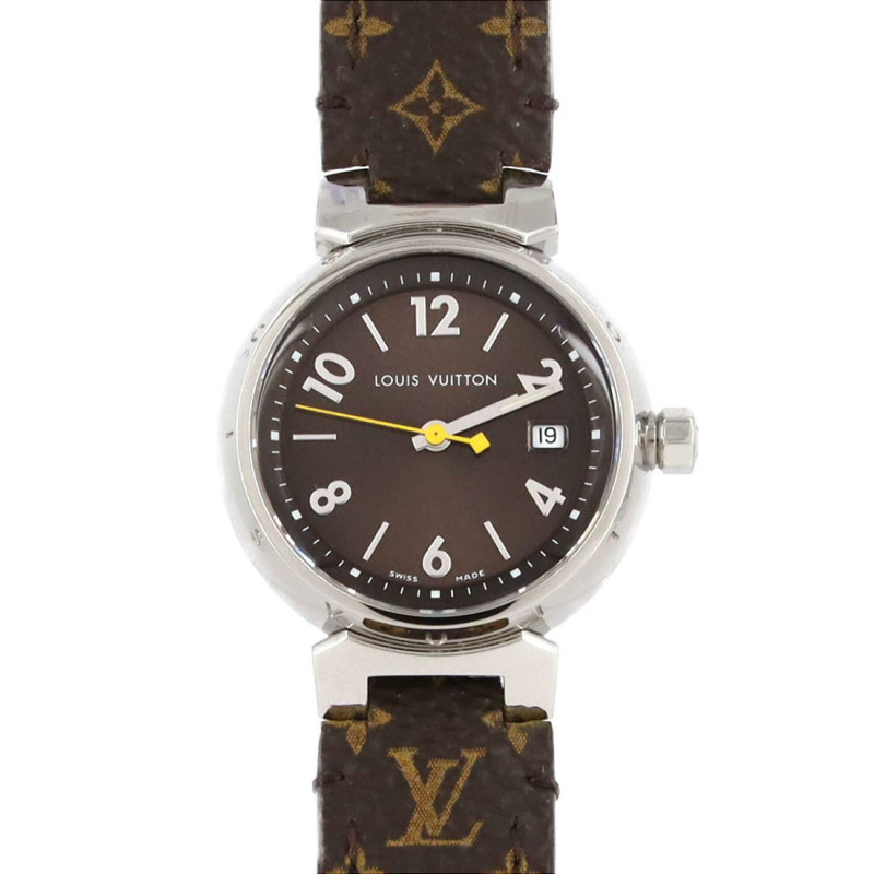 路易威登 Tambour Q1211 SS 石英手錶-0