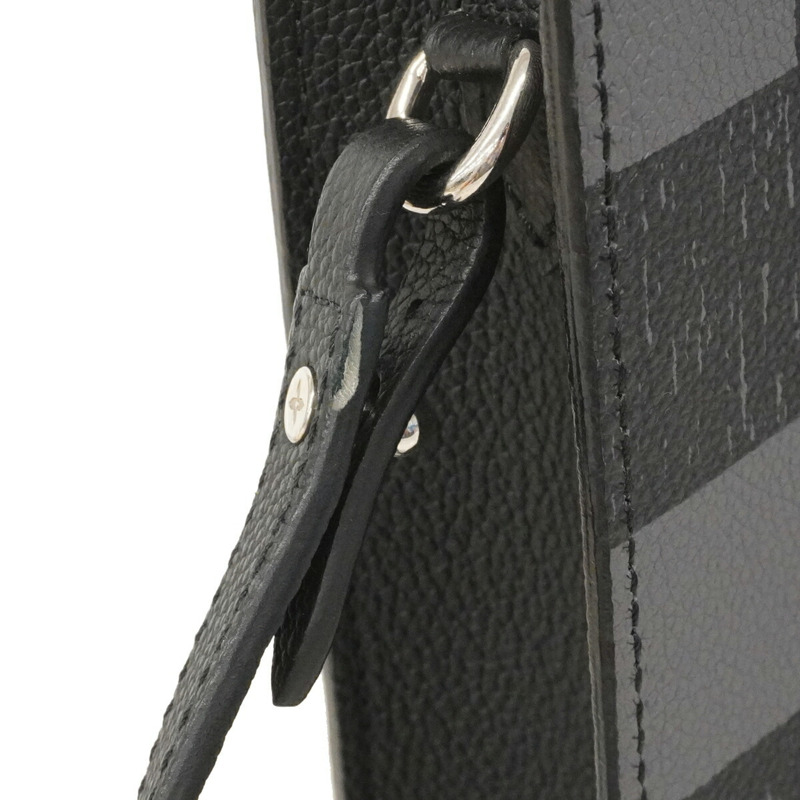 Louis Vuitton Damier Checkerboard Sac Plat XS 手提包,黑色,男士兩用包,N60479。-7