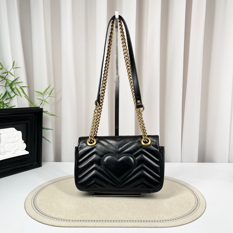 GUCCI古馳 98新 馬蒙22單肩斜挎包-1
