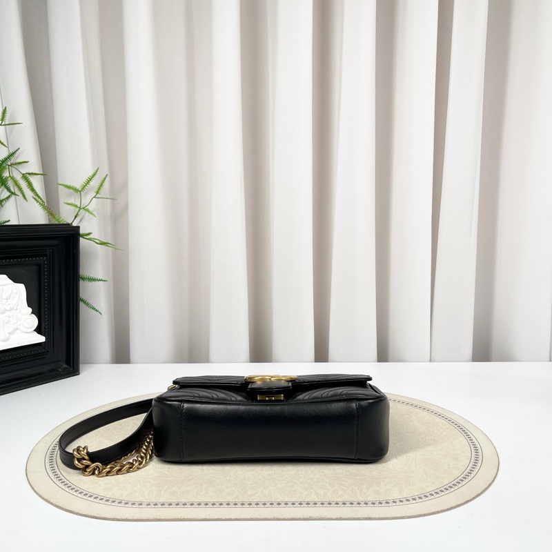 GUCCI古馳 98新 馬蒙22單肩斜挎包-4