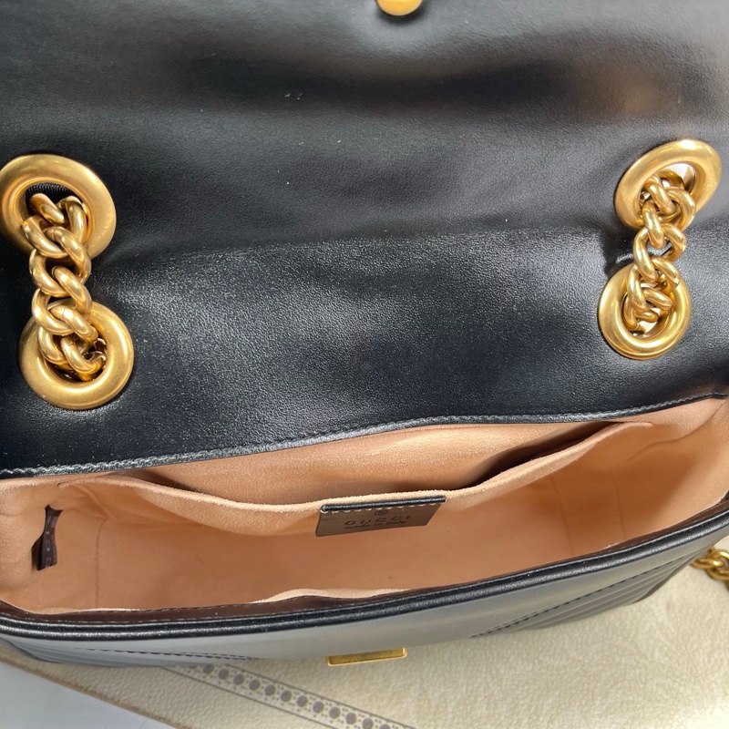 GUCCI古馳 98新 馬蒙22單肩斜挎包-6