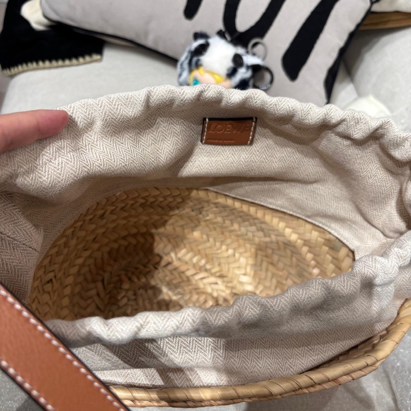Loewe RAFFIA shoulder bag 斜孭袋-4