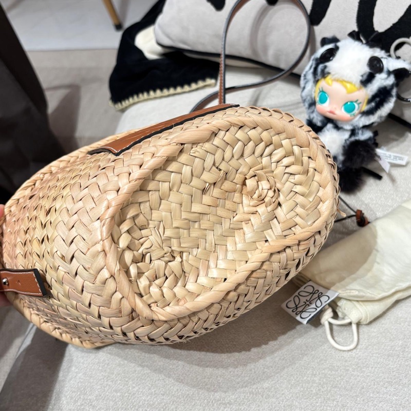 Loewe RAFFIA shoulder bag 斜孭袋-6