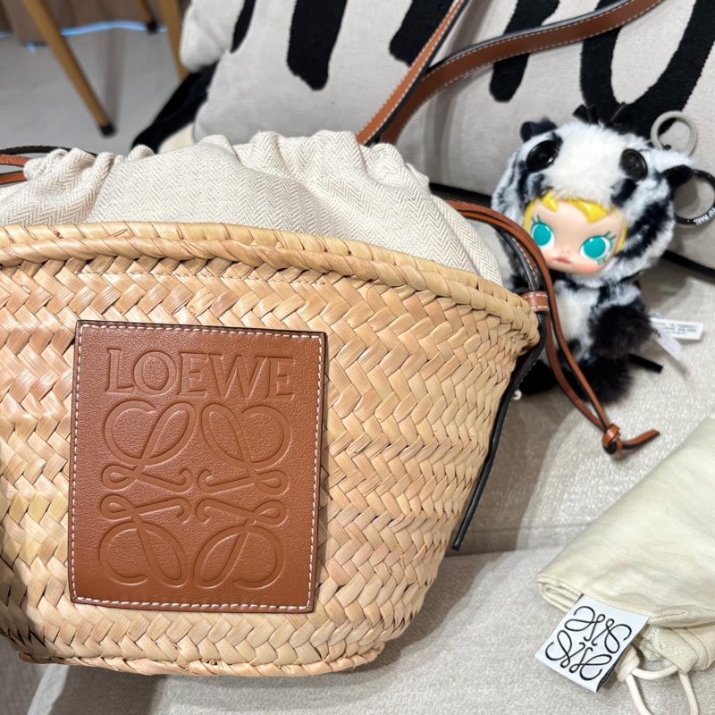 Loewe RAFFIA shoulder bag 斜孭袋-7