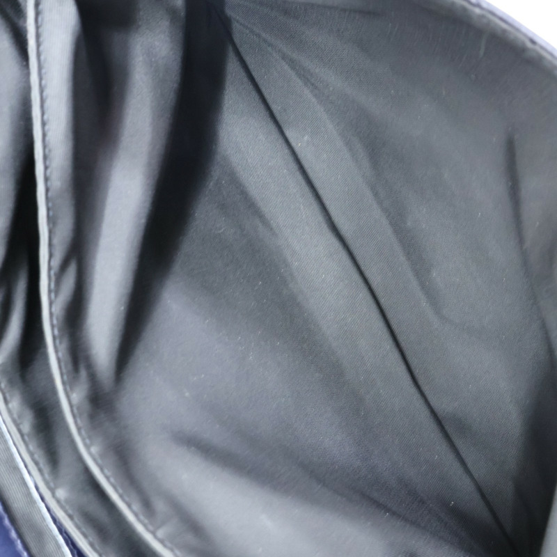 藍色羊皮 Cannage Ruffle New Lock Flap 肩背包【Dior 迪奧】-3