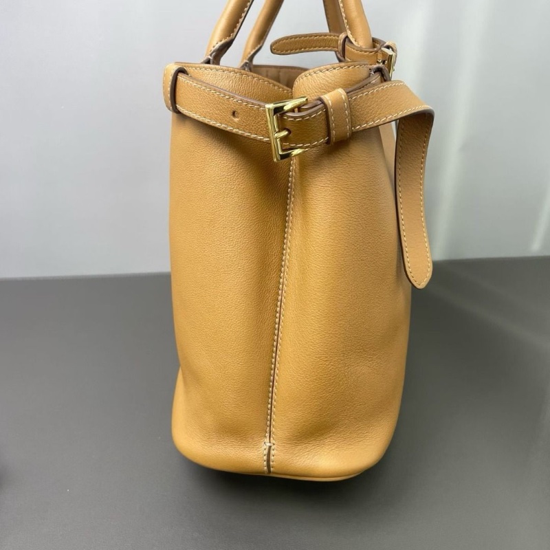 PRADA DoubleBag buckle bag 牛皮 中號 36*24*13 9新 配件肩帶 塵袋-6